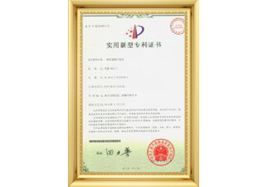 柑橘加工設備專利證書